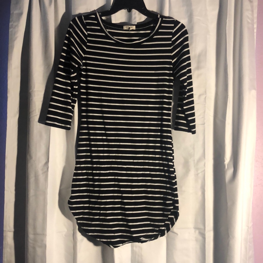 Black and White Stripped Dress